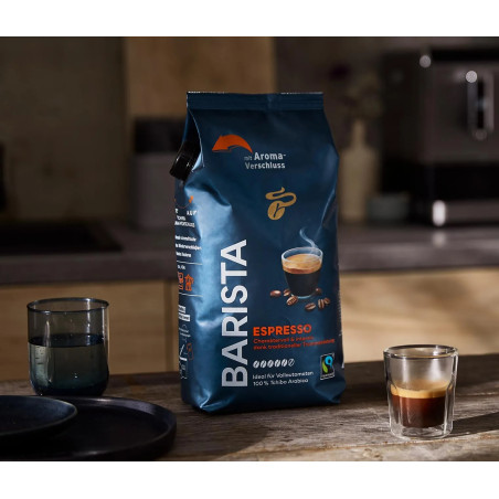 دانه قهوه اسپرسو باریستا 1000 گرمی چیبو