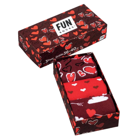 پک 3 عددی جوراب طرح دار ساق بلند زنانه جوراب طرح دار ساق بلند زنانه فون ساکس لیدل | FUN SOCKS