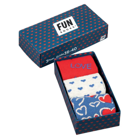 پک 3 عددی جوراب طرح دار ساق بلند زنانه فون ساکس لیدل | FUN SOCKS