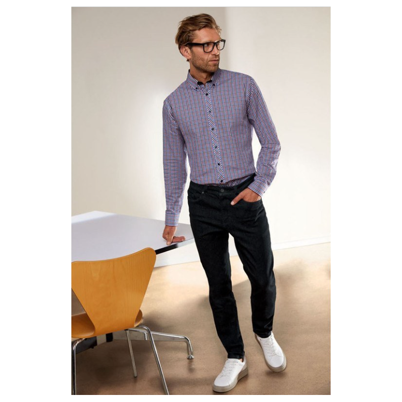 پیراهن چهارخانه آستین بلند مردانه نوبل لیگ | NOBEL LEAGUE