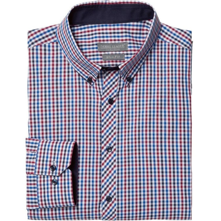 پیراهن چهارخانه آستین بلند مردانه نوبل لیگ | NOBEL LEAGUE