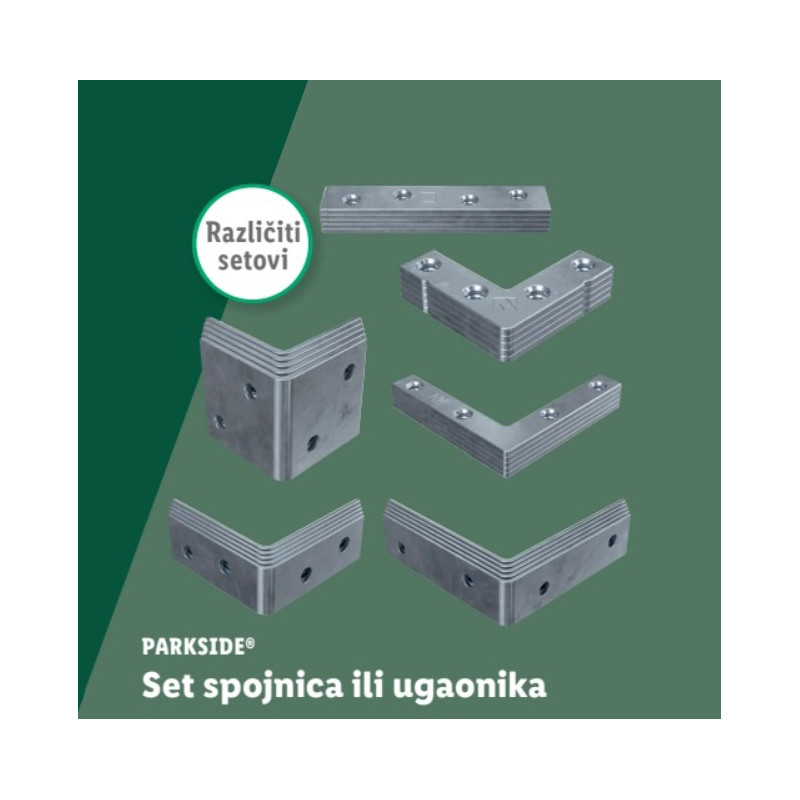 مجموعه 12 عددی براکت عمودی طرح L پارکساید | PARKSIDE