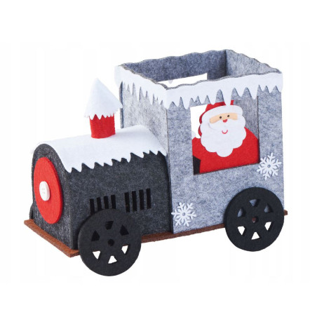 سبد دکوراتیو نمدی مدل ماشین ملینرا | Melinera