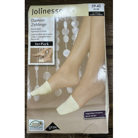 پک سه عددی جوراب سرپنجه نخی 40 DEN جولینس
