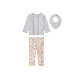 ست سه تکه بلوز و لگ و پیشبند دخترانه لوپیلو | lupilu