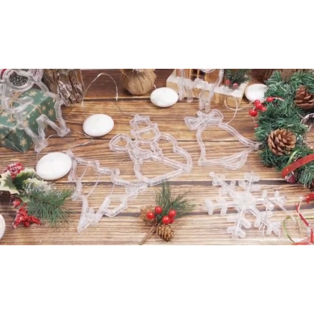 آویز LED تزیینی مدل کاج ملینرا