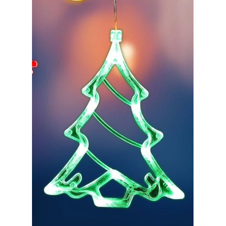 آویز LED تزیینی مدل کاج ملینرا