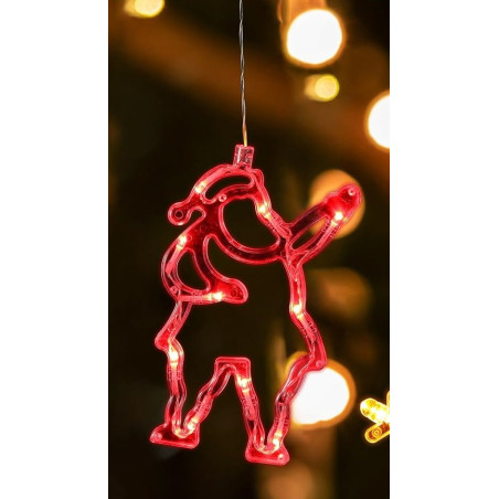 آویز LED تزیینی مدل بابانوئل ملینرا