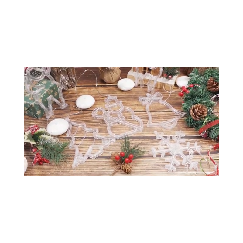 آویز LED تزیینی مدل بابانوئل ملینرا