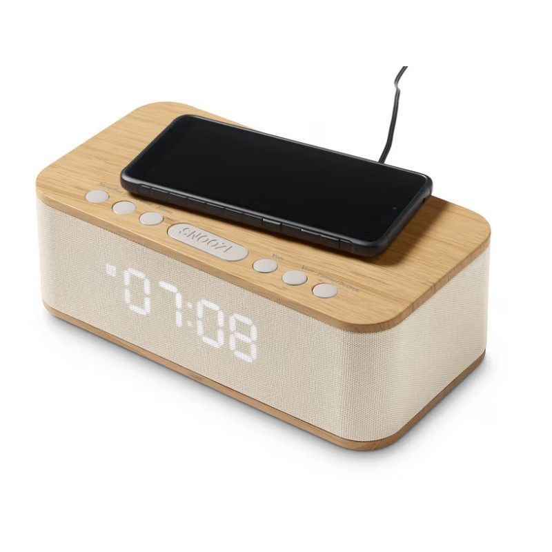 ساعت و اسپیکر بلوتوثی وایرلس شارژ چیبو