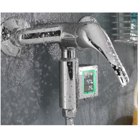 نشانگر LED دما و مصرف آب چیبو