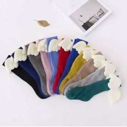 جوراب زانویی فرشته بال دار دخترانه