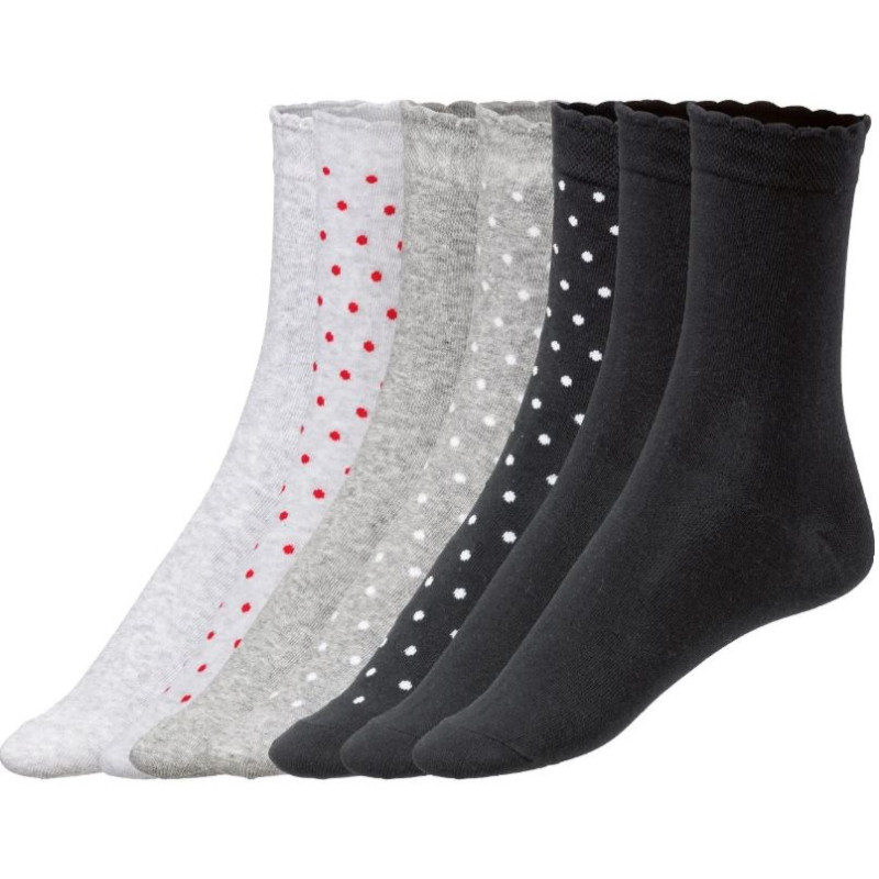 مجموعه 7 عددی جوراب ساق بلند زنانه اسمارا | esmara