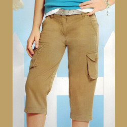 شلوارک کتان شش جیب دخترانه پپرتس | Pepperts