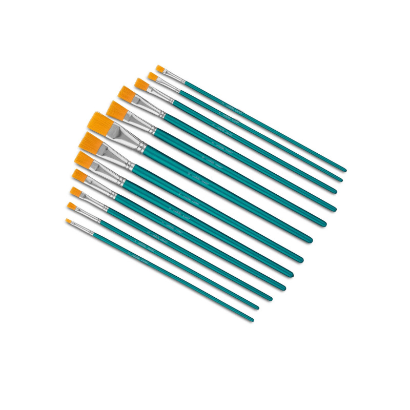 مجموعه 12 عددی قلم مو تخت کرلاندو | فروشگاه اینترنتی همپل لند