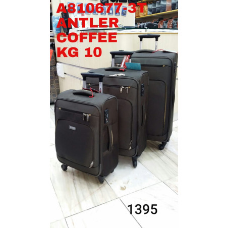 ست چمدان سه تیکه برزنتی آنتلر | ANTLER