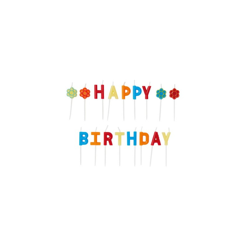 ست 17 تکه ای شمع تولدت مبارک لیوارنو | HAPPY BIRTHDAY LIVARNO