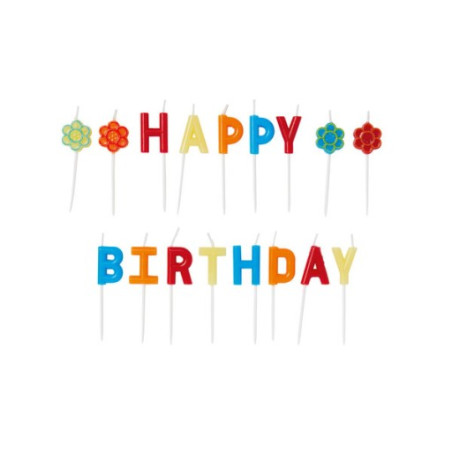ست 17 تکه ای شمع تولدت مبارک لیوارنو | HAPPY BIRTHDAY LIVARNO