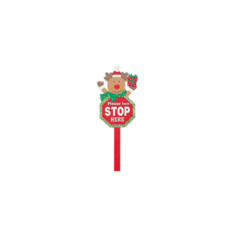 تابلو چوبی santa STOP here ملینرا | Premier