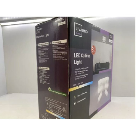چراغ LED سقفی چهار شعله لیوارنو | فروشگاه اینترنتی همپل لند