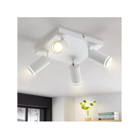 چراغ LED سقفی چهار شعله لیوارنو | فروشگاه اینترنتی همپل لند
