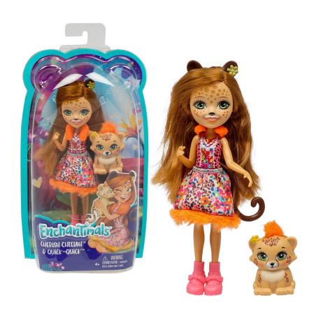 عروسک Enchantimals مدل Cherish Cheetah متل | فروشگاه اینترنتی همپل لند