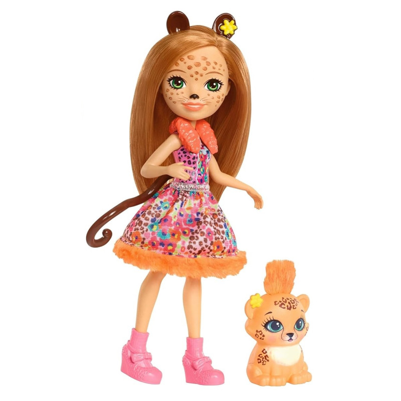عروسک Enchantimals مدل Cherish Cheetah متل | فروشگاه اینترنتی همپل لند