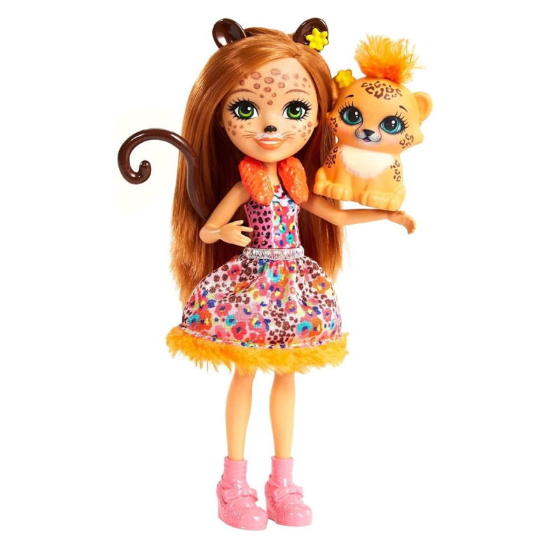 عروسک Enchantimals مدل Cherish Cheetah متل | فروشگاه اینترنتی همپل لند