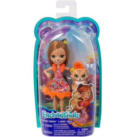 عروسک Enchantimals مدل Cherish Cheetah متل | فروشگاه اینترنتی همپل لند