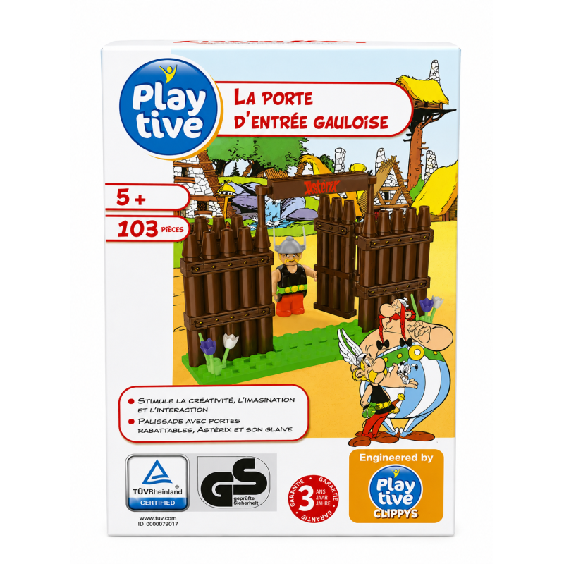 اسباب بازی ساختنی دروازه ورودی دهکده گل‌ها آستریکس پلی تیو | Playtive