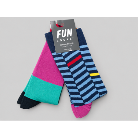 پک 2 جفتی جوراب ساق بلند فان | fun